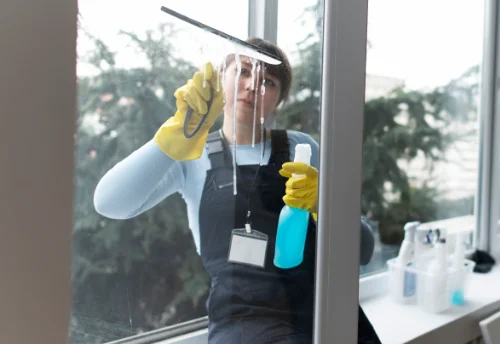 Nettoyage de vitres intérieures et extérieures à Bazoches-au-Houlme